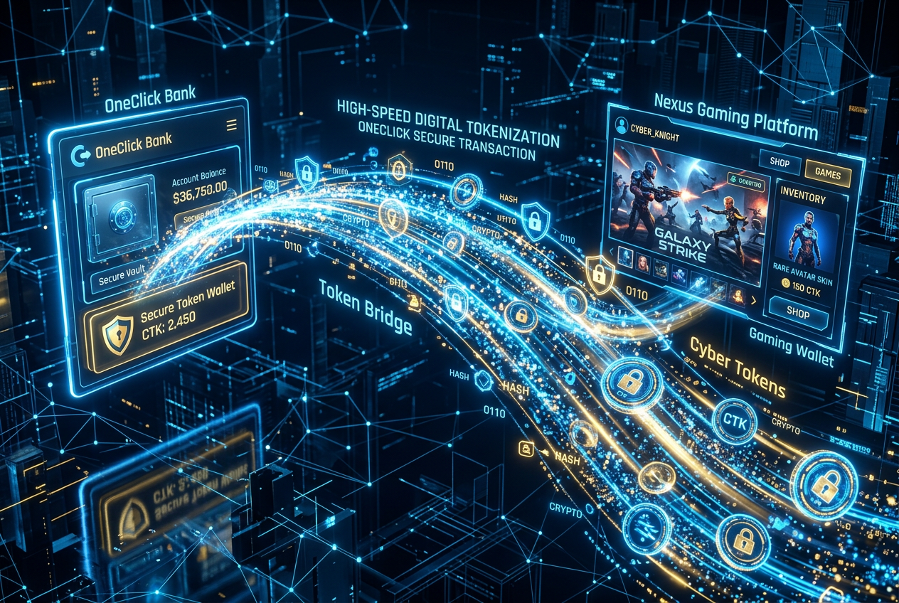 Wizualizacja technologii OneClick i bezpiecznych płatności mobilnych w i-gamingu