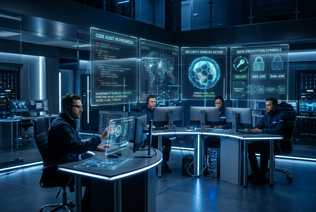 Graficzne przedstawienie procesu audytu technicznego kasyn online Elcal