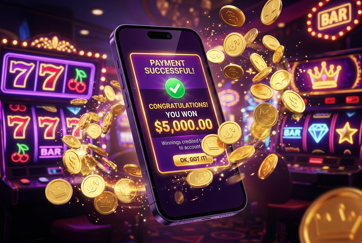 Potwierdzenie pomyślnej wypłaty w aplikacji MiFinity na smartfonie