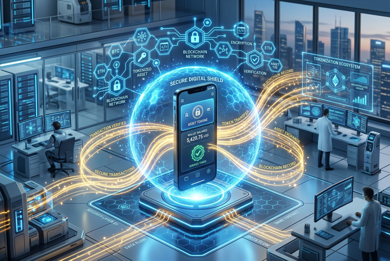 Wizualizacja bezpieczeństwa tokenizacji danych płatniczych Google Pay