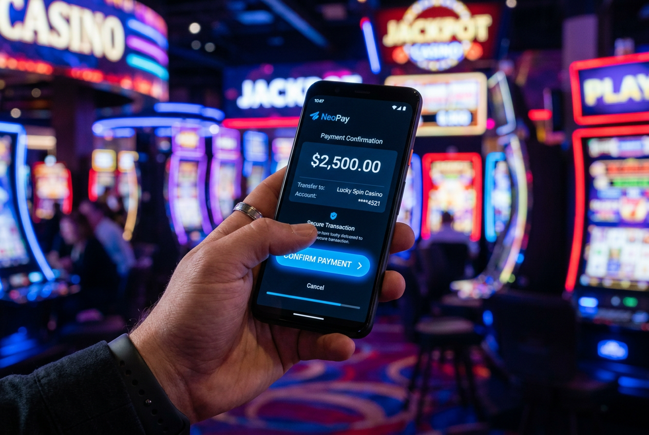 Aplikacja mobilna Paysafecard używana do depozytu w kasynie online