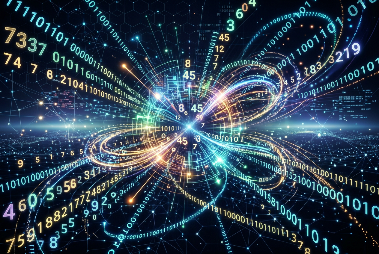 Wizualizacja algorytmu generatora liczb losowych RNG w nowoczesnych grach kasynowych